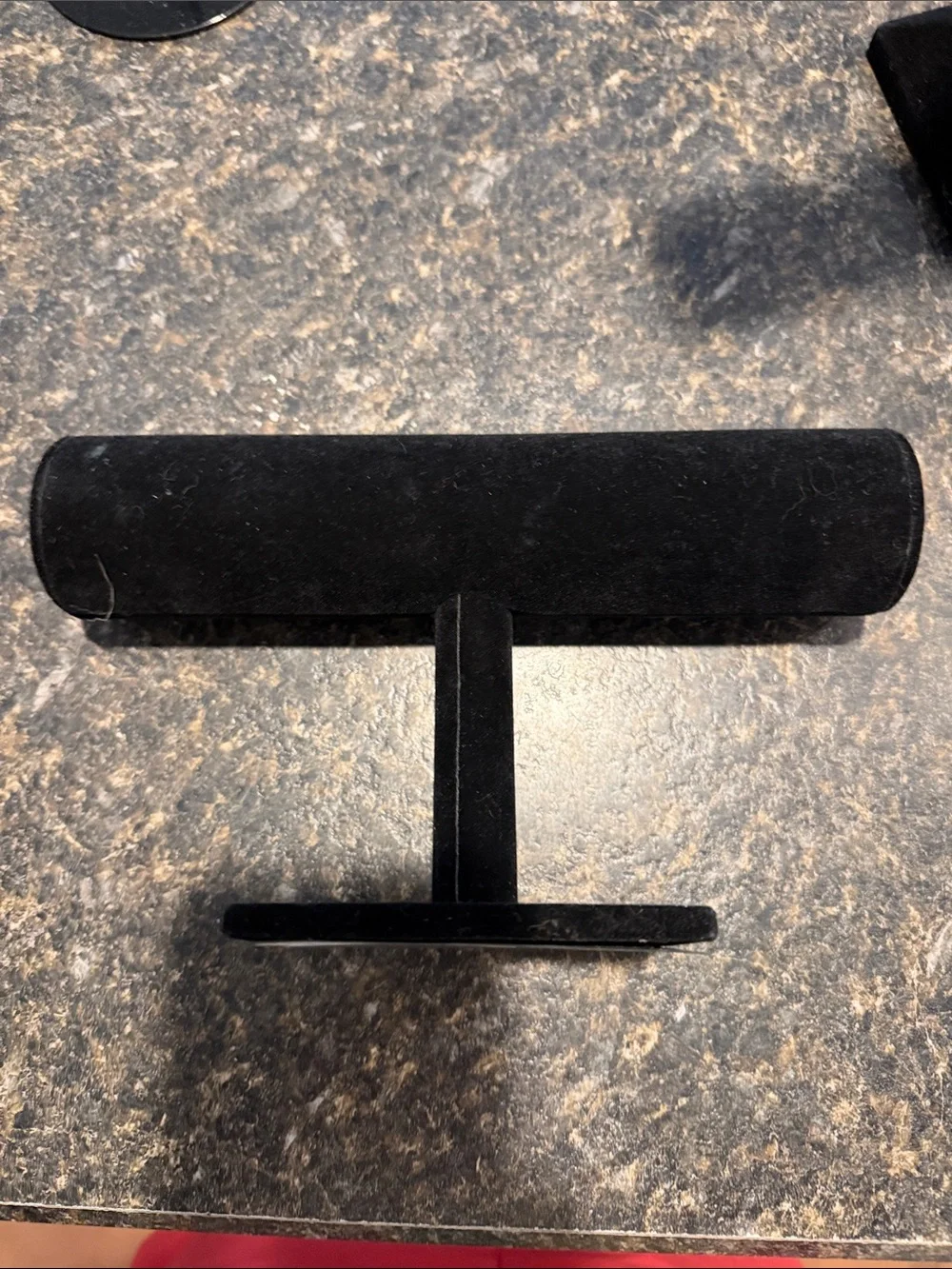 Set of 3 Black Velvet Jewelry Display Set